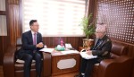 अर्थमन्त्री खनालसँग नेपालका लागि कोरियाका राजदूतको शिष्टाचार भेट