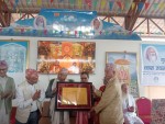 नेपाल महर्षि वैदिक फाउडेण्सनद्धारा प्रा.डा त्रिपाठीलाई अभिन्दन 