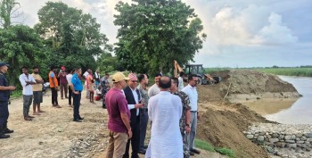 जीर्ण बाँधले रौतहटका बस्ती बाढीको जोखिममा