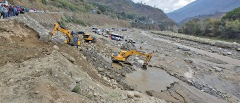 जापानद्वारा बिपी राजमार्गको पिप्ले–बर्खेखोला खण्डको स्थायी पुनर्निर्माण सुरु
