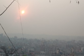 काठमाडौँको वायु प्रदूषण अस्वस्थ तहमा