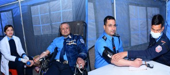 ट्राफिक सप्ताह २०८२ को पूर्वसन्ध्यामा रक्तदान कार्यक्रम सम्पन्न