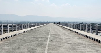 कालीगण्डकी लोकमार्ग : लमाएखोलामा दुईवर्षमा बन्नुपर्ने पुल आठ वर्षपछि सम्पन्न