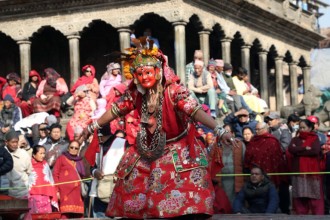 बनेपामा आजदेखि १२ वर्षे नरदेवी नाच