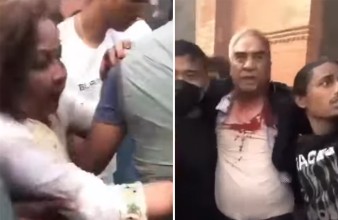 देउवा दम्पतीमाथि जेनजीका प्रदर्शनकारीद्धारा कुटपिट