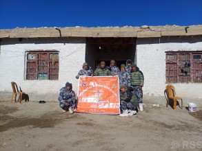 मुस्ताङमा नेपाली सेना र सशस्त्र प्रहरीको निर्वाचन सुरक्षा बेस स्थापना