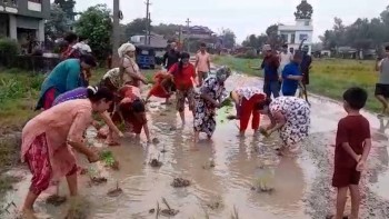 स्थानीयको  विरोधपछि सडक मर्मतमा जुट्यो नगरपालिका
