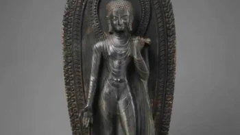 अमेरिकाबाट फिर्ता ल्याइएको शाक्यमुनि बुद्धको प्राचीन मूर्ति पुनःस्थापना