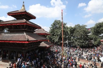 भक्तपुरमा  आजदेखि इन्द्रजात्रा सुरु