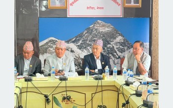 मुख्यमन्त्री कार्यालयमा आपत्कालीन बैठक सुरु, मुख्यमन्त्री थापाद्वारा सावधानी अपनाउन अनुरोध