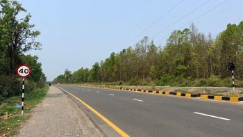 नारायणगढ–बुटवल सडक विस्तार : सडक सुरक्षाको पनि काम सुरु