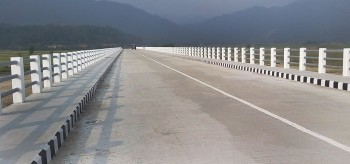 राप्ती नदीमाथिको पुल निर्माण ७५ प्रतिशत सकियो