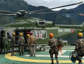 रसुवागढी जलविद्युत् आयोजना स्थलमा उद्धार टोली परिचालन