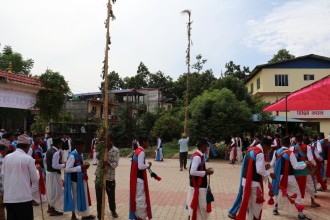 थारू बस्तीमा हुर्डुङग्वा नाचको रौनक