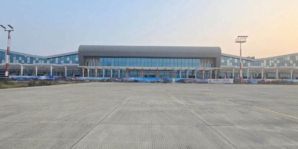 निर्धारित समयभन्दा अगावै तयार भयो राँझा विमानस्थलको नयाँ टर्मिनल भवन