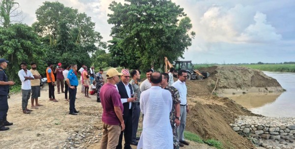 जीर्ण बाँधले रौतहटका बस्ती बाढीको जोखिममा