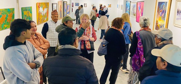 पोखरामा ‘आर्ट इन हिमालय’ कला प्रदर्शनी सुरु