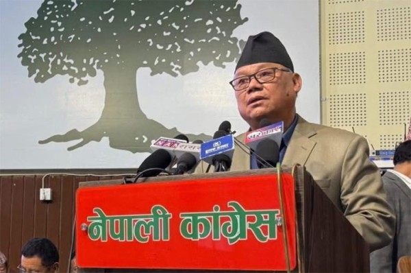 नेपाली कांग्रेस नयाँ सोच र सङ्कल्पसहित अघि बढेको छ : नेता आङ्देम्बे