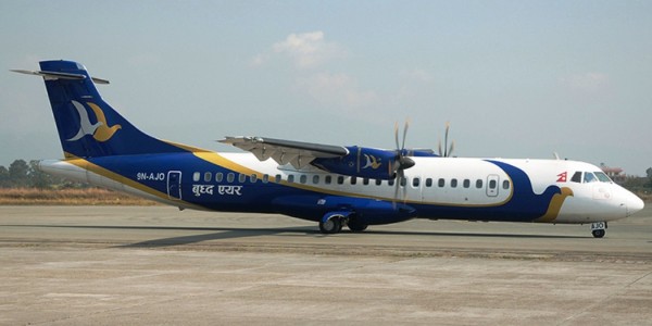 पाङ्ग्रा बिना आएको बुद्ध एयरको विमान काठमाडौँमा सकुशल अवतरण