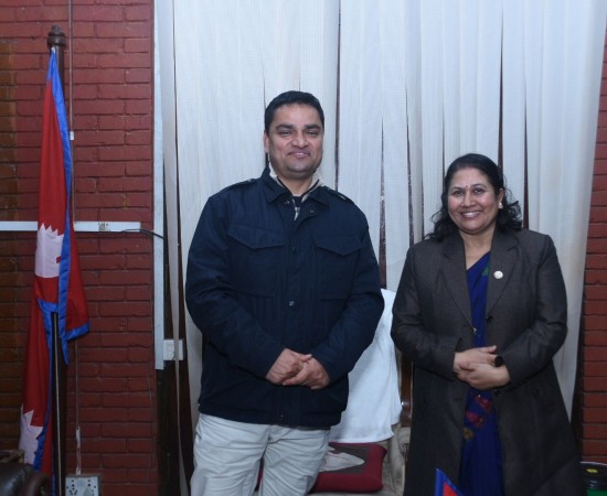 पाठ्यक्रममा स्वास्थ्य सचेतनाका विषय परिमार्जन गर्न शिक्षामन्त्रीसँग आग्र
