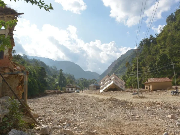 पनौतीमा बाढीपहिरो प्रभावितको जग्गा एकीन गरिँदै