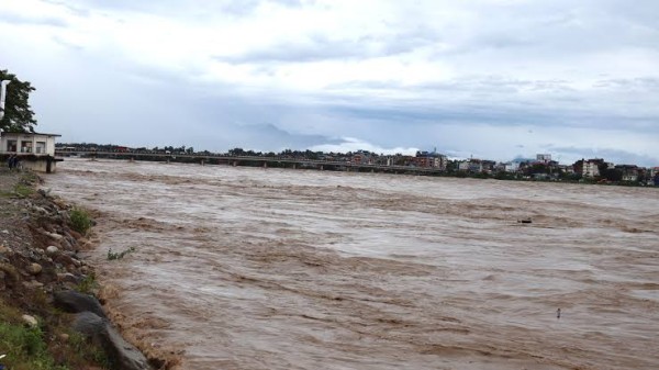 नारायणी नदीको बाढी : एक हजार १५० मिटर तटबन्धमा क्षति