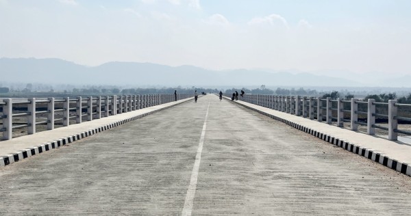 कालीगण्डकी लोकमार्ग : लमाएखोलामा दुईवर्षमा बन्नुपर्ने पुल आठ वर्षपछि सम्पन्न