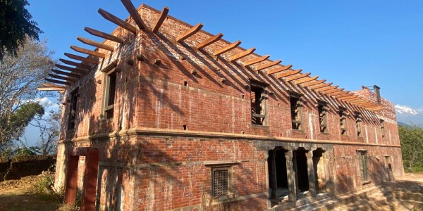 अझै सम्पन्न भएन लमजुङ दरबारको पुनर्निर्माण