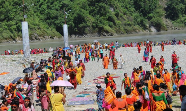 देवघाटमा माघेसङ्क्रान्ति मेलाको तयारी पूरा