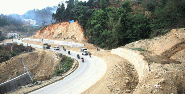 सूर्यविनायक–धुलिखेल सडक विस्तार : तीन वर्षमा ६७ प्रतिशत भौतिक प्रगति