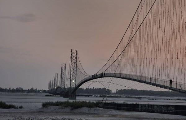 महाकाली नदीमा एक हजार २२० मिटर तटबन्ध निर्माण