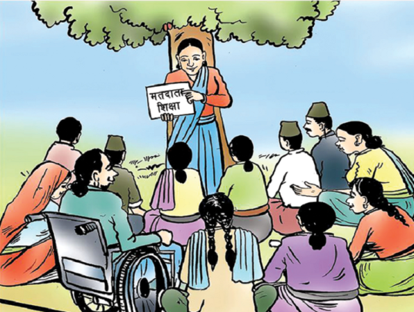 महिला साक्षरता कम भएका स्थानमा मतदाता शिक्षामा जोड दिइँदै