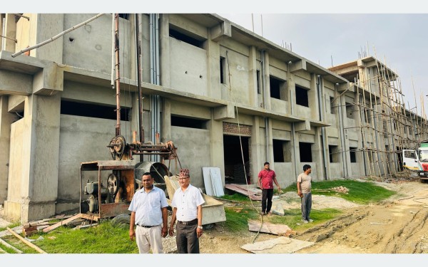 लहान नगर अस्पताल निर्माण अन्तिम चरणमा