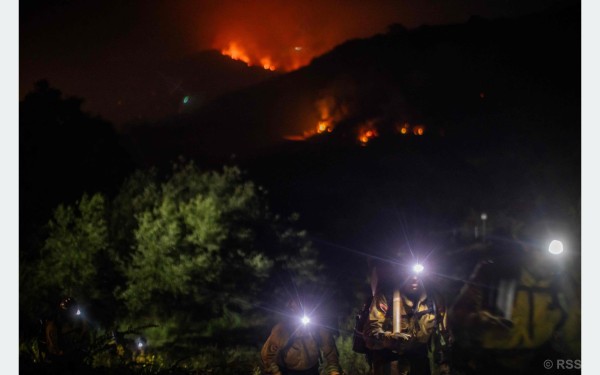 सिमी भ्यालीमा डढेलोको कहर, हजारौँ विस्थापित हुने जोखिम