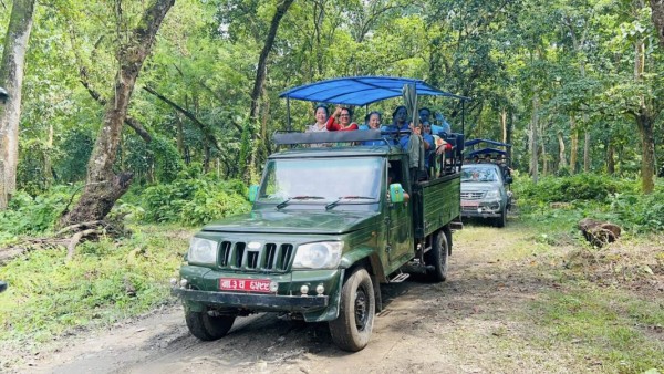 पर्यटन प्रवर्द्धन गर्न जनकौली वनमा जिप सफारी