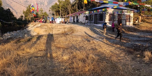 म्याग्दीको प्रभुचेला धुरीमा सामुदायिक ‘ध्यान केन्द्र’ स्थापना