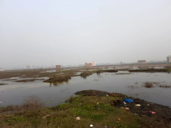 निकास नहुँदा वीरगञ्जको दुई सय बिघा खेतीयोग्य जमिन डुबानमा