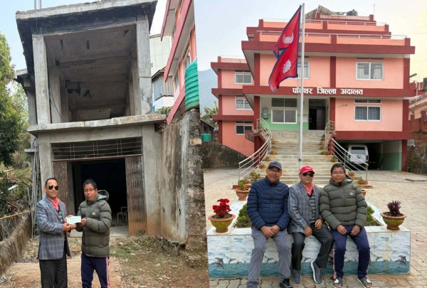 पाँचथर बार एशोसियसनलाई वरिष्ट अधिवक्ता लुइटेलद्धारा सहयोग हस्तान्तरण