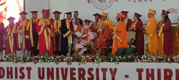 लुम्बिनी बौद्ध विश्वविद्यालयका २८९ विद्यार्थी दीक्षित