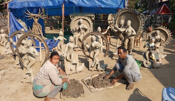 माटोबाट मूर्ति बनाउने परम्परागत पेसा सङ्कटमा