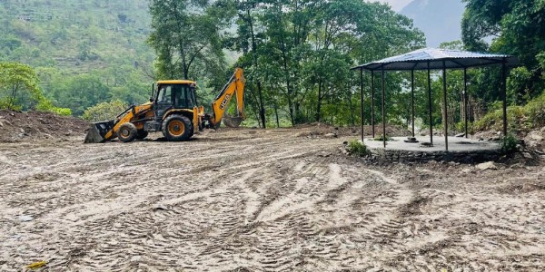 म्याग्दीको कोप्रे झरनामा ‘लभ्ली पार्क’ निर्माण सुरु