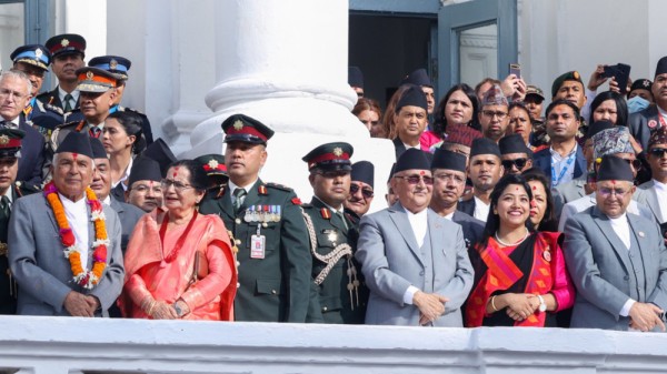 राष्ट्रपति पौडेलद्वारा इन्द्रजात्रा अवलोकन