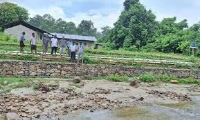 जैविक तटबन्धले जोगायो विद्यालय