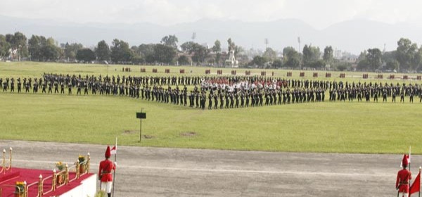 सेनाद्वारा टुँडिखेलमा फूलपाती बढाइँ आयोजना गरिँदै
