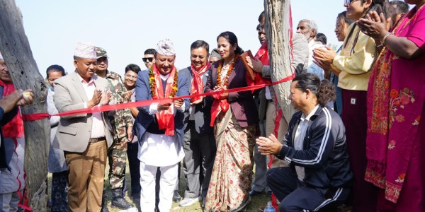 ऊर्जामन्त्री खड्काद्वारा शङ्करपुर ताल सिँचाइ आयोजनाको शुभारम्भ