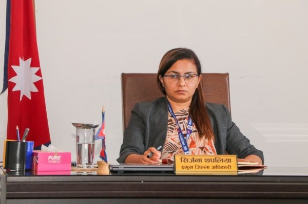 सङ्खुवासभामा पहिलोपटक महिला प्रमुख जिल्ला अधिकारी