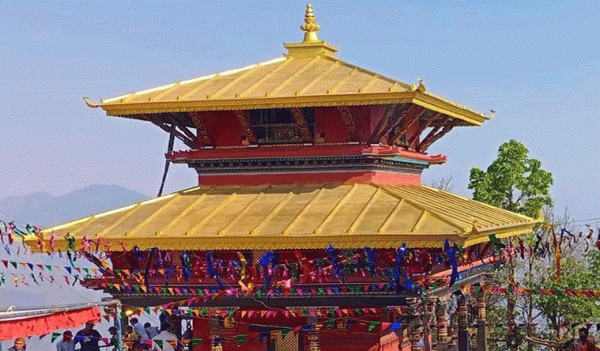 तनहुँका शिवमन्दिरमा भक्तजनको घुइँचो