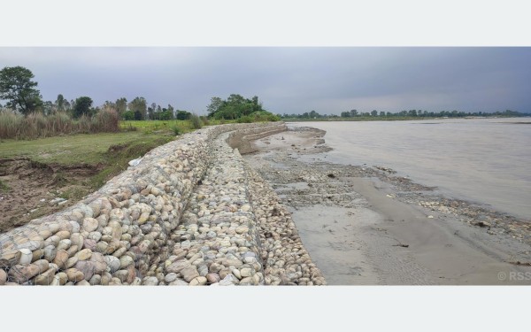 तटबन्धले सुरक्षित दोधारा चाँदनीको कुतियाकवर