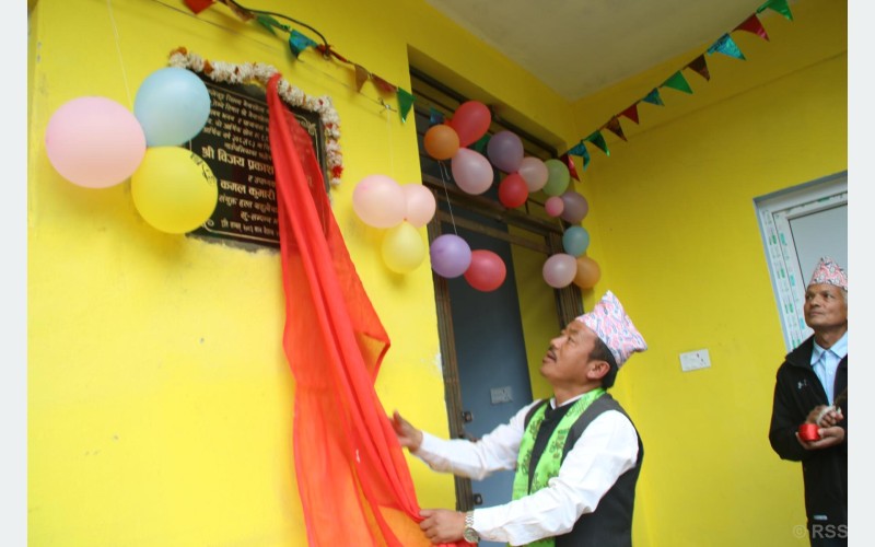 एक करोड ८४ लाखमा बनाइयो विद्यालय भवन