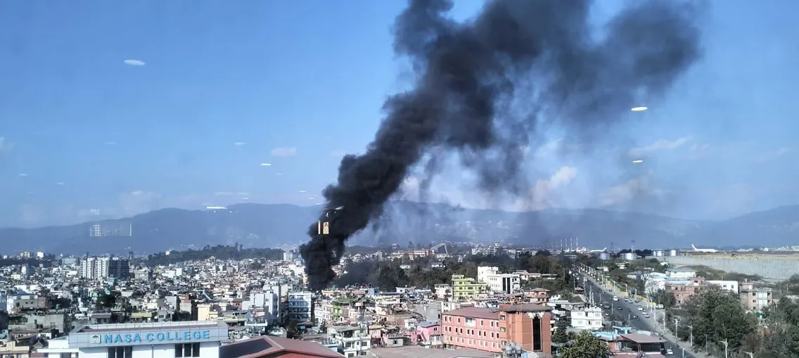 गैरीगाउँमा भएको आगलागीबाट  एक करोड ६२ लाखको क्षति